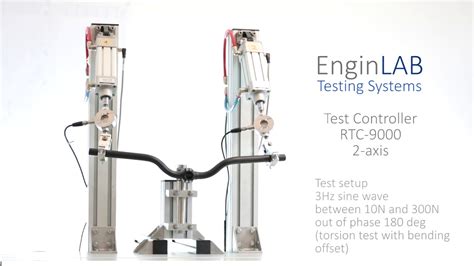 bicycle handlebar fatigue testing machine|Decathlon handlebars fatigue test with biaxial test machine.